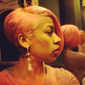 Keyshia Cole Gibson's Pink Hair!